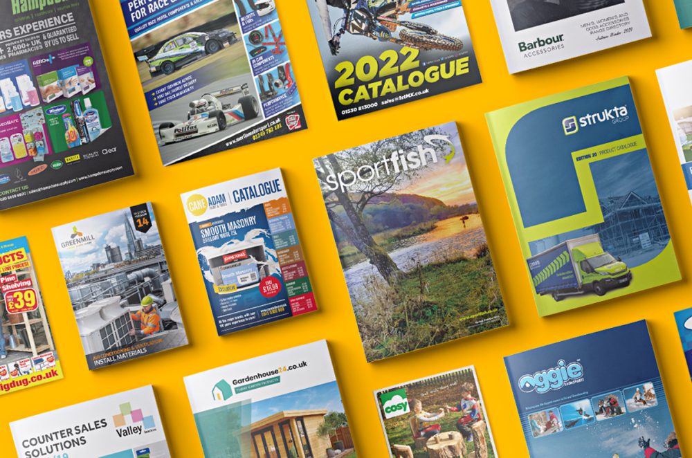 A selection of our Business to Consumer Catalogue work